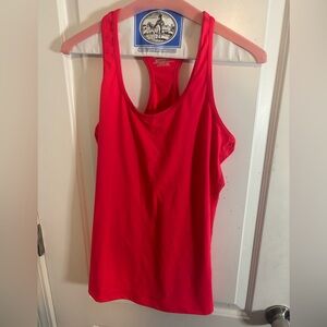 Roadrunner sports Women's Red athletic wear racerback Tank Top size m NWOT